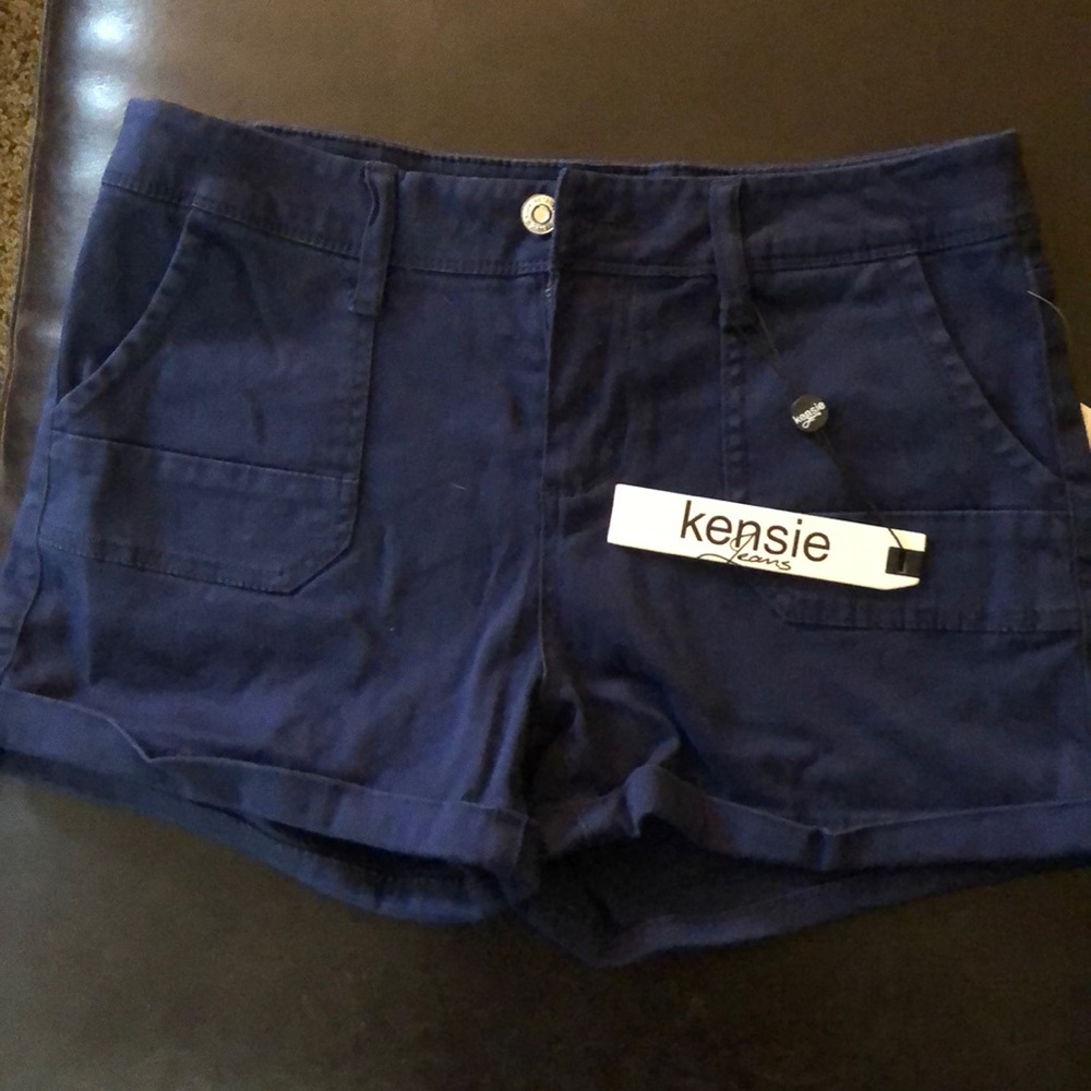 Kensie Jean shorts navy blue